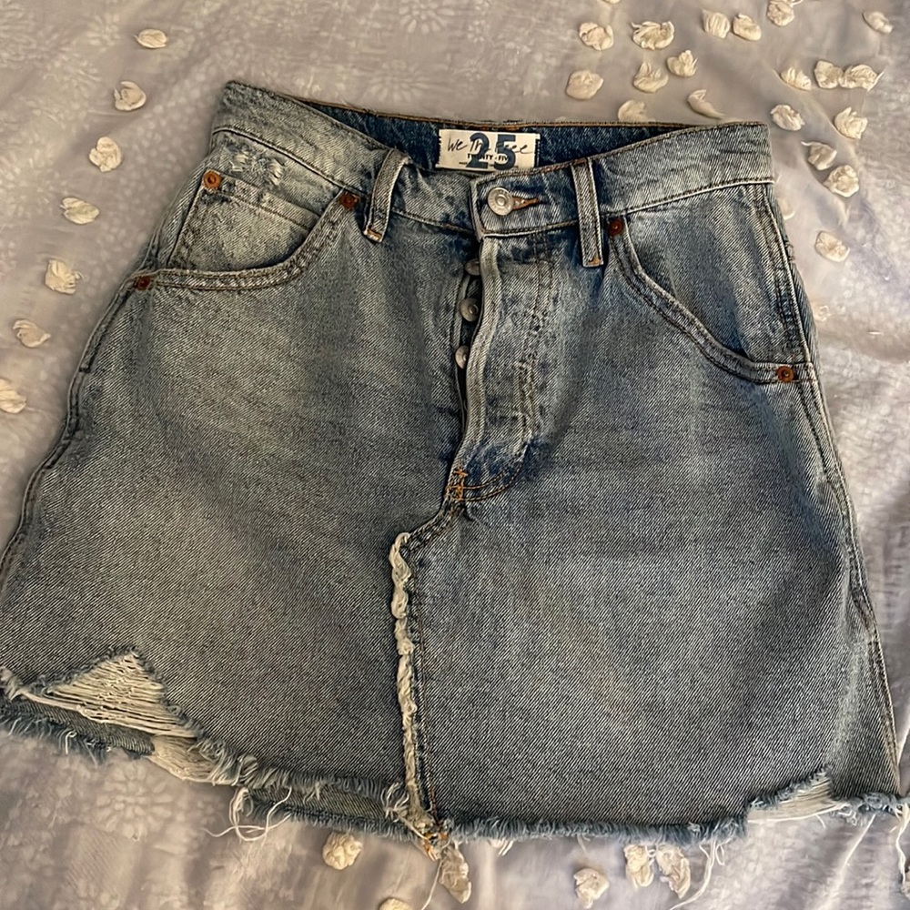 We The Free Denim Skirt